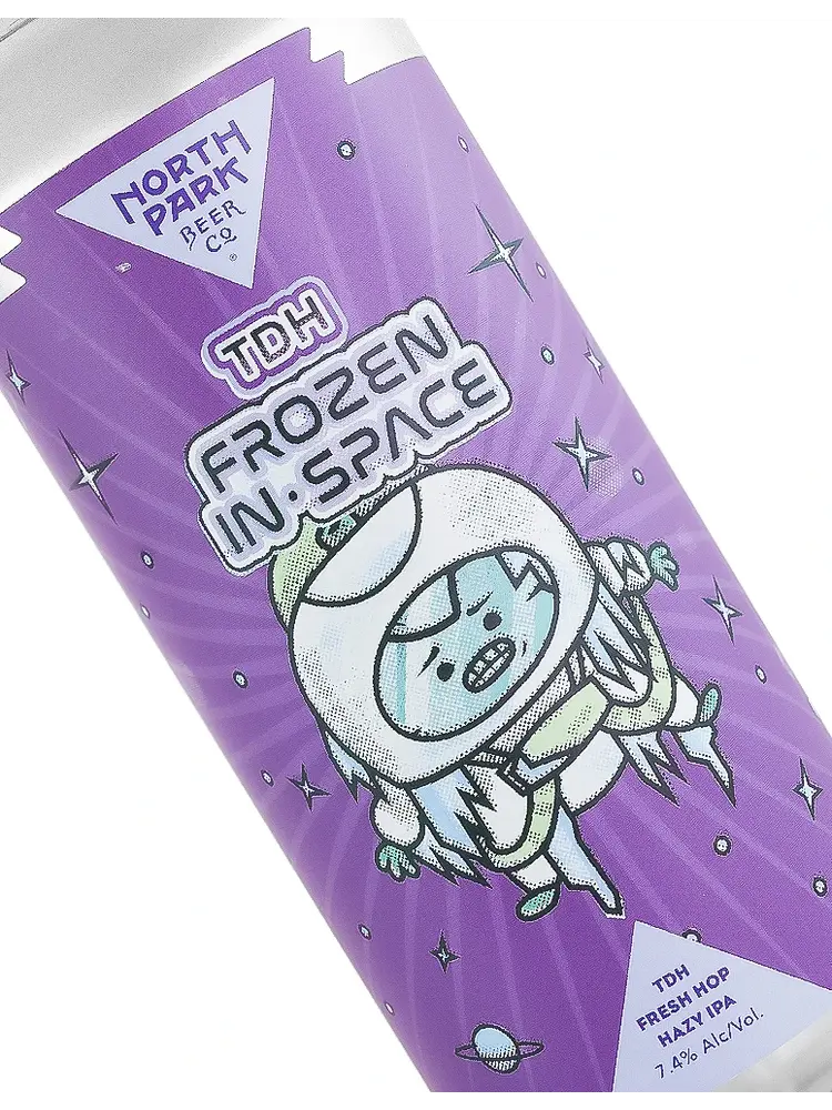 North Park Beer "Frozen In Space" TDH Fresh Hop Hazy IPA 16oz Can - San Diego, CA