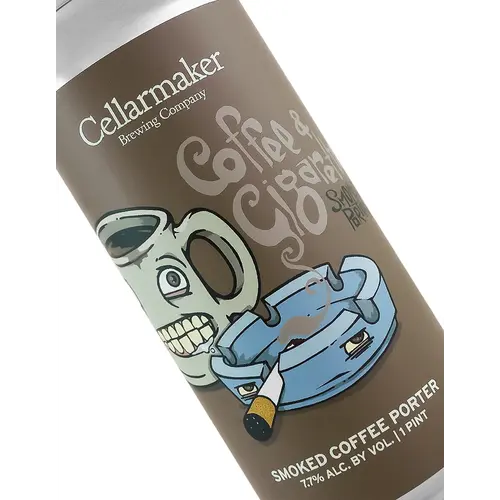 Cellarmaker Brewing "Coffee & Cigarettes" Smoked Porter 16oz Can - Oakland, CA