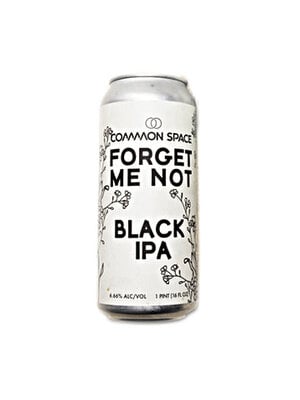Common Space Brewery "Forget Me Not" Black IPA  16oz Can - Hawthorne, CA