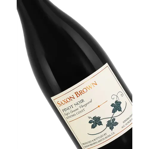 Saxon Brown 2018 Pinot Noir, Gap's Crown Vineyard, Sonoma Coast