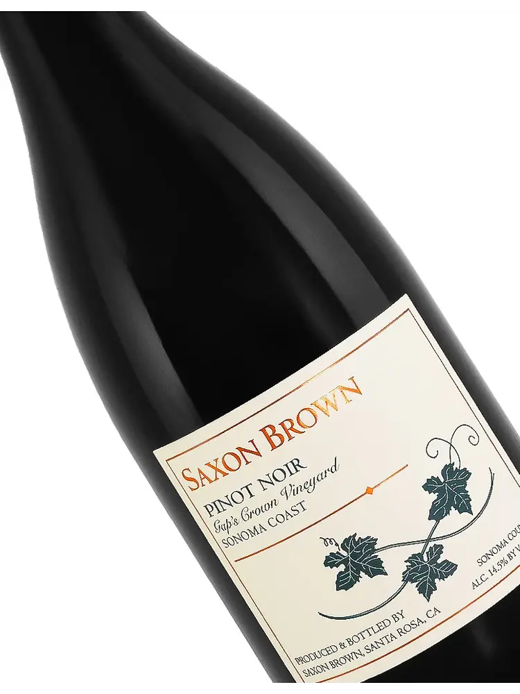 Saxon Brown 2018 Pinot Noir, Gap's Crown Vineyard, Sonoma Coast