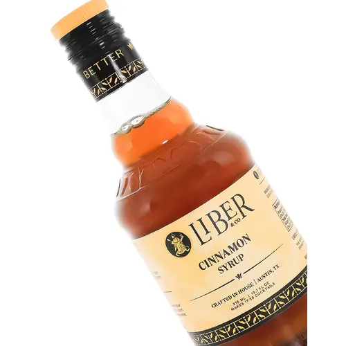 Liber & Co "Cinnamon" Syrup 375ml Bottle, Austin, Texas