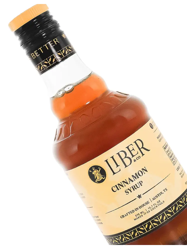 Liber & Co "Cinnamon" Syrup 375ml Bottle, Austin, Texas