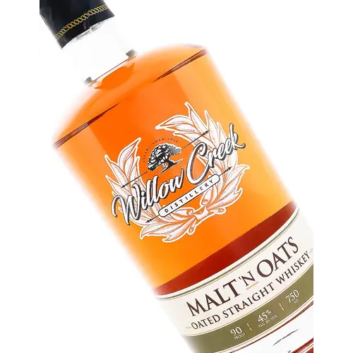Willow Creek "Malt 'N Oats" Oated Straight Whiskey, Paso Robles, California