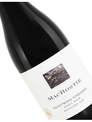 MacRostie 2021 Pinot Noir, Nightwing Vineyard, Petaluma Gap, Sonoma County