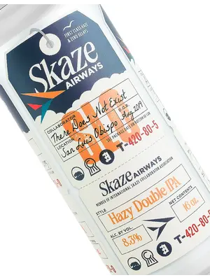 Alvarado Street Brewery/There Does Not Exist/Cellarmaker "Skaze Airways" Hazy Double IPA 16oz Can - Salinas, CA