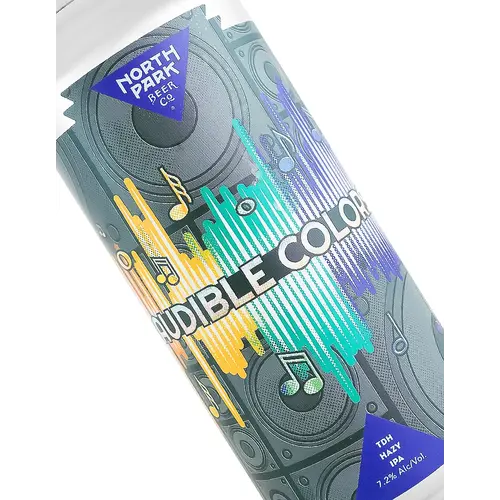 North Park Beer "Audible Colors" TDH Hazy IPA 16oz Can - San Diego, CA
