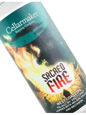 Cellarmaker Brewing "Sacred Fire" West Coast IPA 16oz Can - Oakland, CA