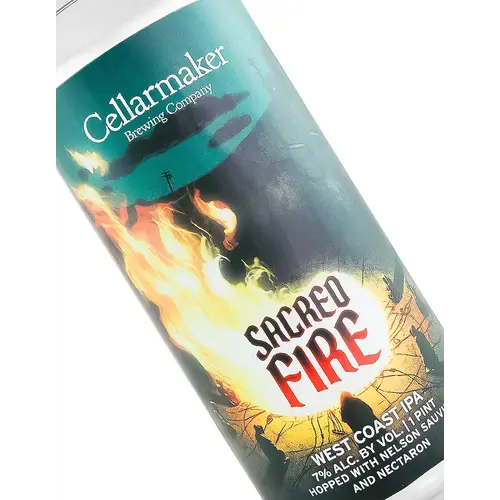 Cellarmaker Brewing "Sacred Fire" West Coast IPA 16oz Can - Oakland, CA