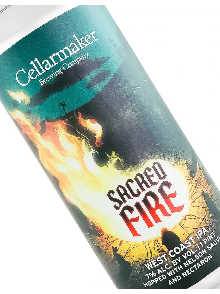 Cellarmaker Brewing "Sacred Fire" West Coast IPA 16oz Can - Oakland, CA