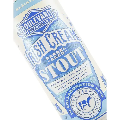 Boulevard Brewing/Five Farms "Irish Cream" Barrel Aged Stout 16oz Can - Kansas City, MO