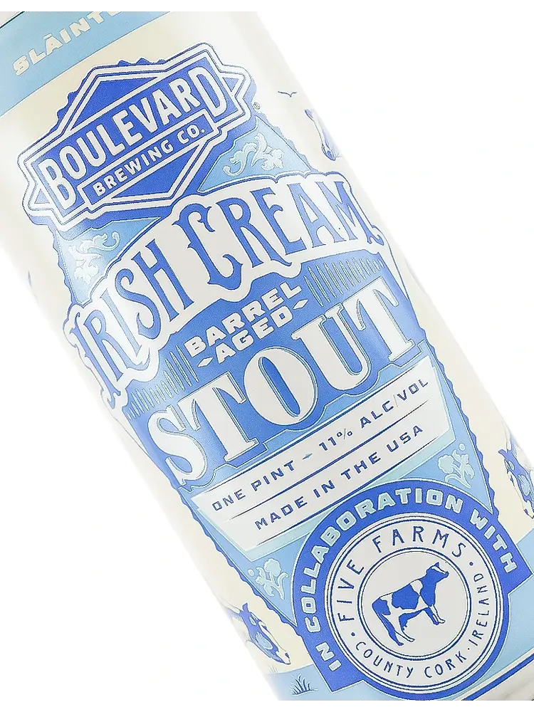 Boulevard Brewing/Five Farms "Irish Cream" Barrel Aged Stout 16oz Can - Kansas City, MO