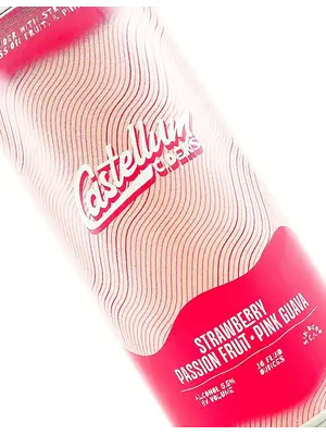 Castellum "Strawberry-Passion Fruit-PinkGuava" Cider 16oz Can - San Diego, CA