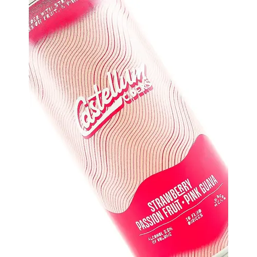 Castellum "Strawberry-Passion Fruit-PinkGuava" Cider 16oz Can - San Diego, CA