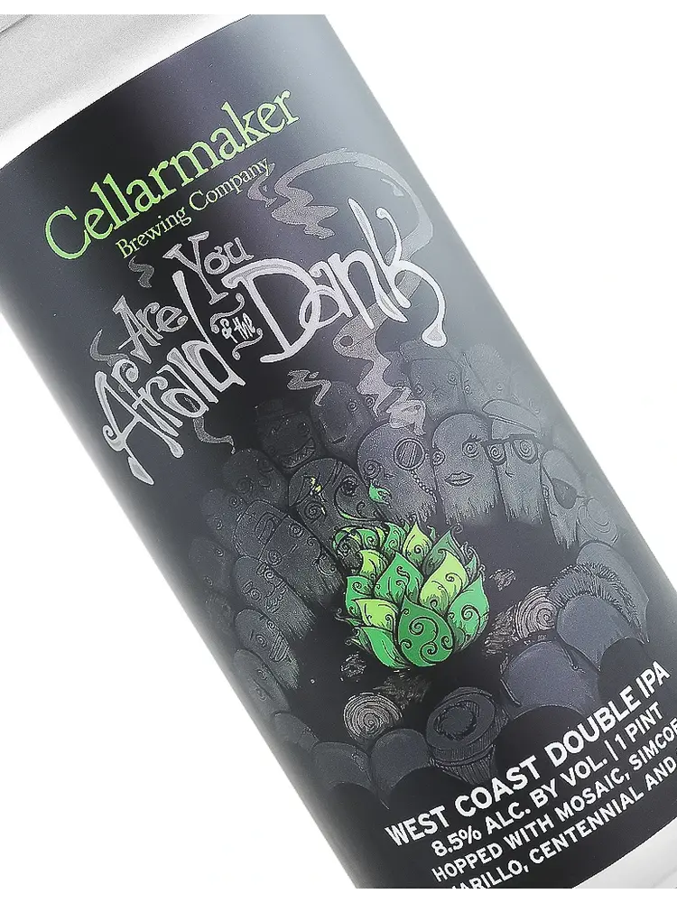 Cellarmaker Brewing "Are You Afraid Of The Dank" West Coast Double IPA 16oz Can - Oakland, CA