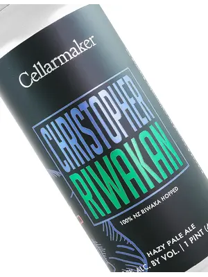 Cellarmaker Brewing "Christopher Riwakan" Hazy Pale Ale 16oz Can - Oakland, CA