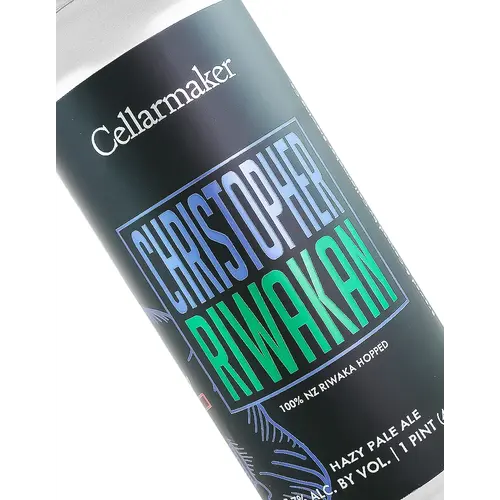 Cellarmaker Brewing "Christopher Riwakan" Hazy Pale Ale 16oz Can - Oakland, CA