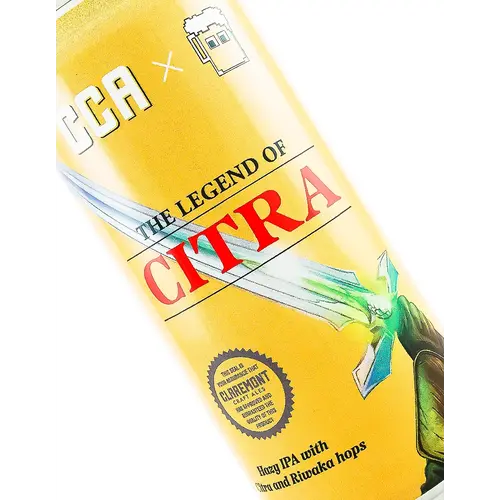 Claremont Craft Ales/8 Bit Brewing "The Legend Of Citra" Hazy IPA 16oz Can - Claremont, CA