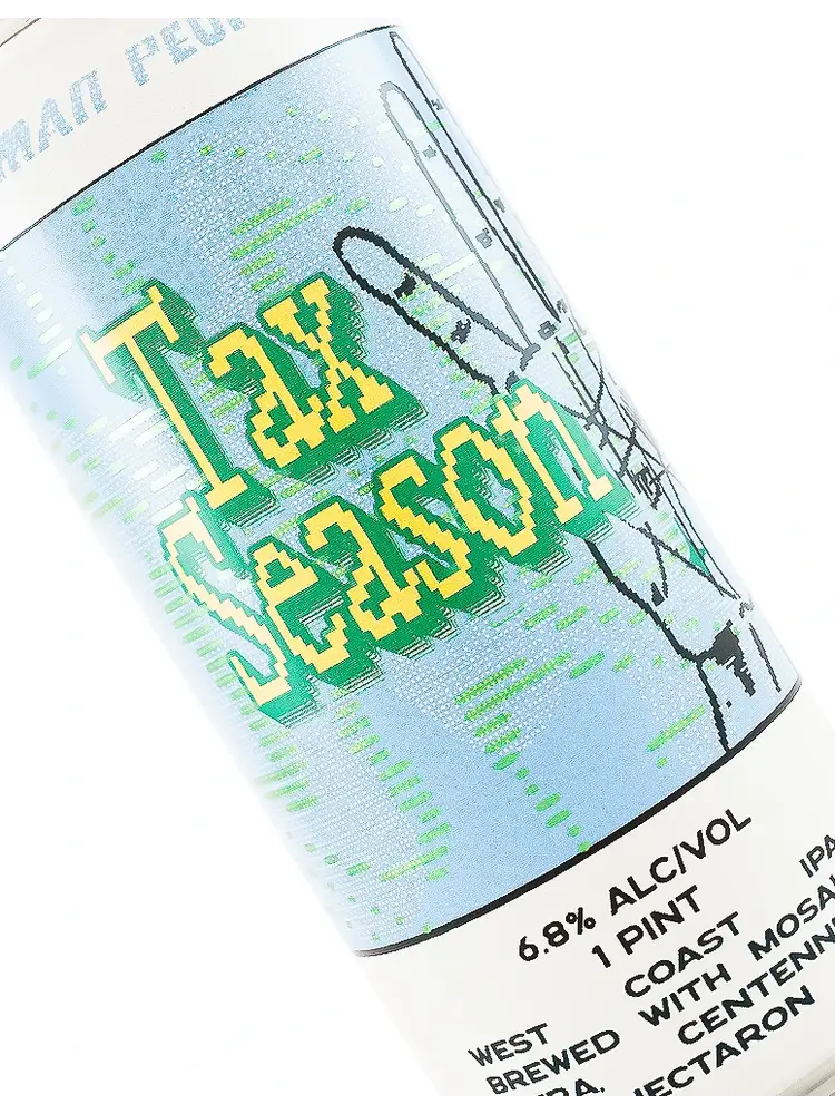 Human People Beer "Tax Season" West Coast IPA 16oz Can - Seattle, WA