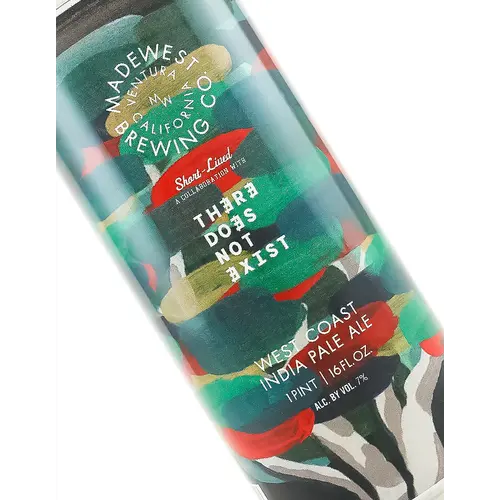 Madewest Brewing/There Does Not Exist "Short-Lived" West Coast India Pale Ale 16oz can- Ventura, CA