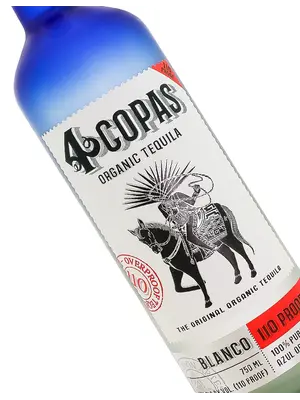4 Copas Organic Tequila Blanco 110 Proof