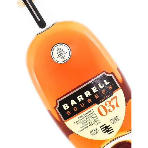 Barrell Bourbon Batch 037 Cask Strength Blend of Straight Bourbon Whiskeys, Louisville, Kentucky