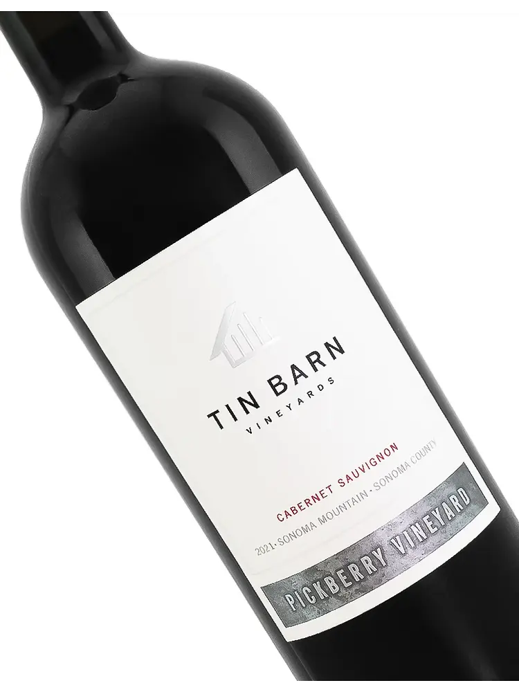 Tin Barn 2021 Cabernet Sauvignon, Pickberry Vineyard, Sonoma Mountain, Sonoma County