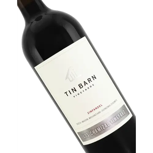 Tin Barn 2023 Zinfandel, Los Chamizal Vineyard, Moon Mountain, Sonoma County