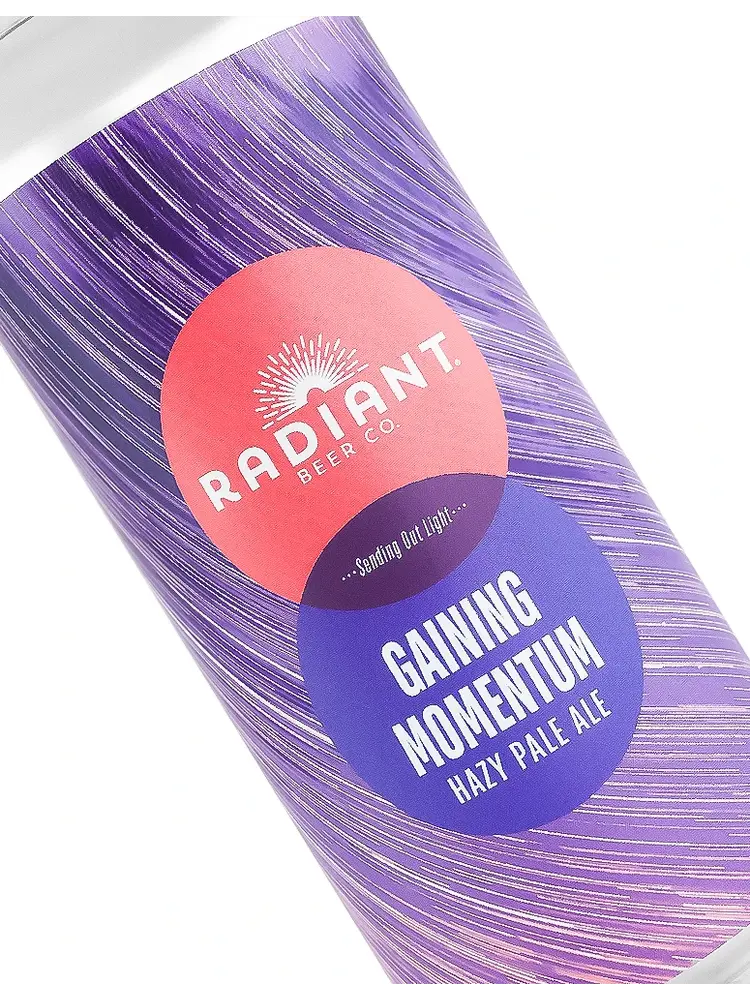 Radiant Beer "Gaining Momentum" Hazy Pale Ale 16oz Can - Anehiem, CA