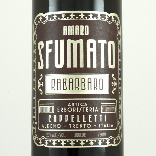 Cappelletti Amaro Sfumato Rabarbaro, Italy