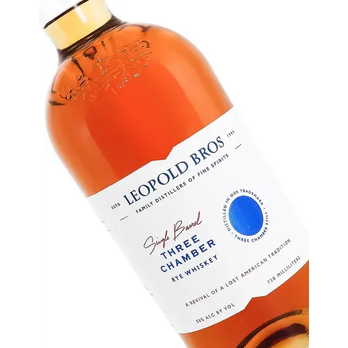 Leopold Bros Single Barrel Three Chamber Rye Whiskey, Denver, Colorado