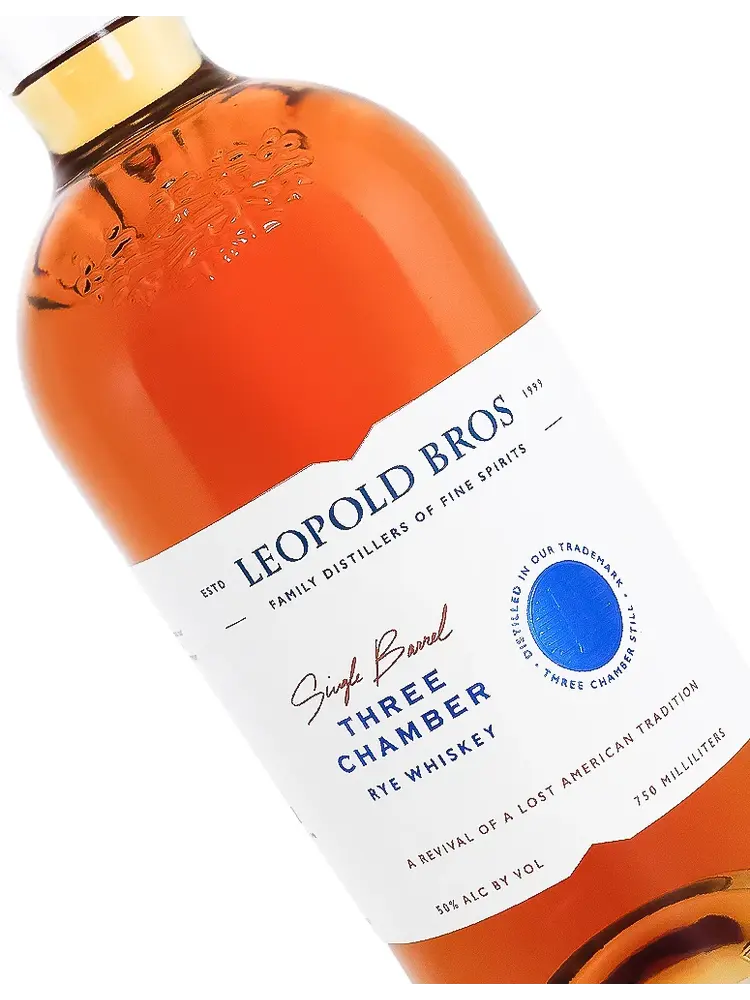 Leopold Bros Single Barrel Three Chamber Rye Whiskey, Denver, Colorado