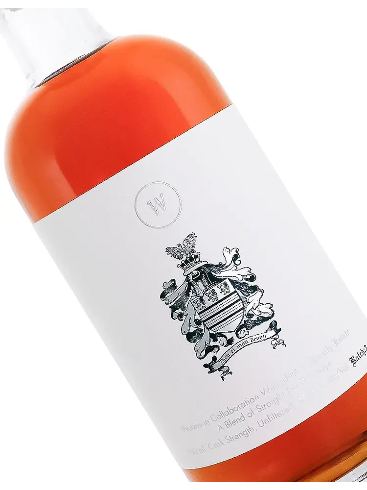 Wolves Whiskey/Willett Family Estate A Blend of Straight Rye Whiskeys, Cask Strength, Ukiah, California