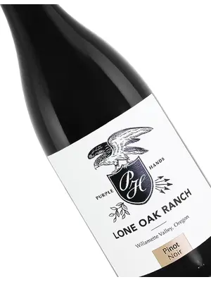 Purple Hands 2023 Pinot Noir, Lone Oak Ranch, Willamette Valley