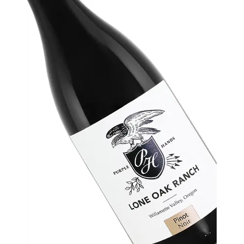 Purple Hands 2023 Pinot Noir, Lone Oak Ranch, Willamette Valley