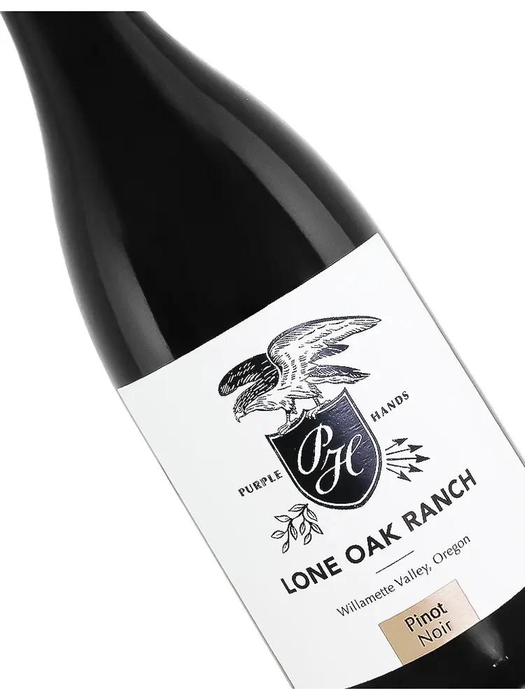 Purple Hands 2023 Pinot Noir, Lone Oak Ranch, Willamette Valley