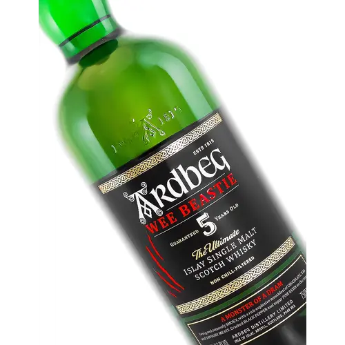 Ardbeg "Wee Beastie" Islay Single Malt Whisky 5 Years Old