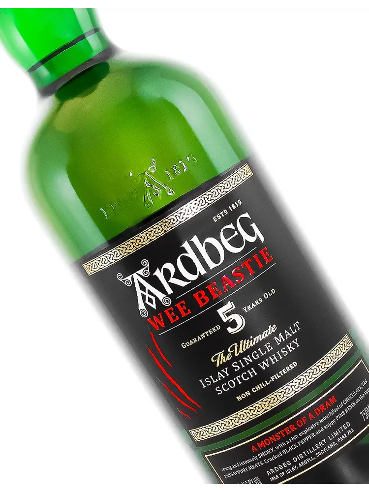 Ardbeg "Wee Beastie" Islay Single Malt Whisky 5 Years Old