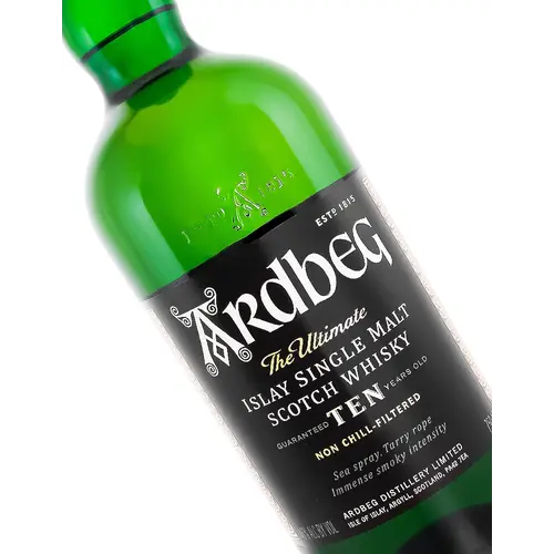 Ardbeg Islay Single Malt Scotch Whisky 10 Years Old