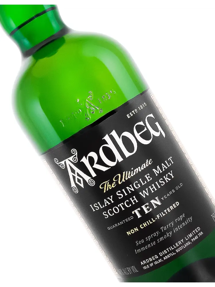 Ardbeg Islay Single Malt Scotch Whisky 10 Years Old