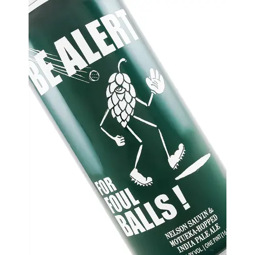 Hop Butcher "Be Alert For Foul Balls" India Pale Ale 16oz Can - Chicago, IL