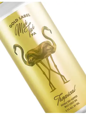 Alvarado Street Brewery "Mai Tai PA Gold Label" Tropical Double Dry Hopped West Coast IPA 16oz Can - Salinas, CA
