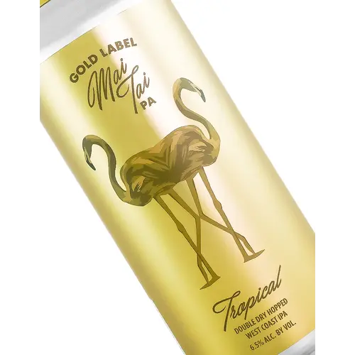 Alvarado Street Brewery "Mai Tai PA Gold Label" Tropical Double Dry Hopped West Coast IPA 16oz Can - Salinas, CA