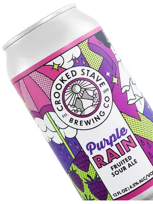 Crooked Stave Brewing "Purple Rain" Fruited Sour Ale 12oz Can - Denver, CO