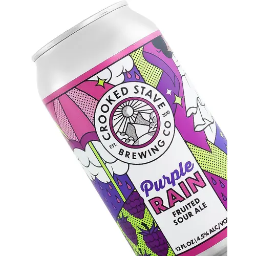 Crooked Stave Brewing "Purple Rain" Fruited Sour Ale 12oz Can - Denver, CO