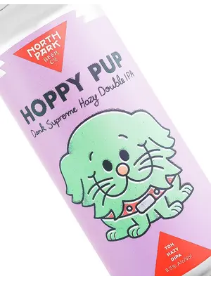 North Park Beer "Hoppy Pup" TDH Hazy DIPA 16oz Can - San Diego, CA