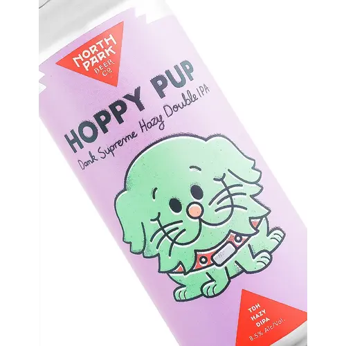 North Park Beer "Hoppy Pup" TDH Hazy DIPA 16oz Can - San Diego, CA