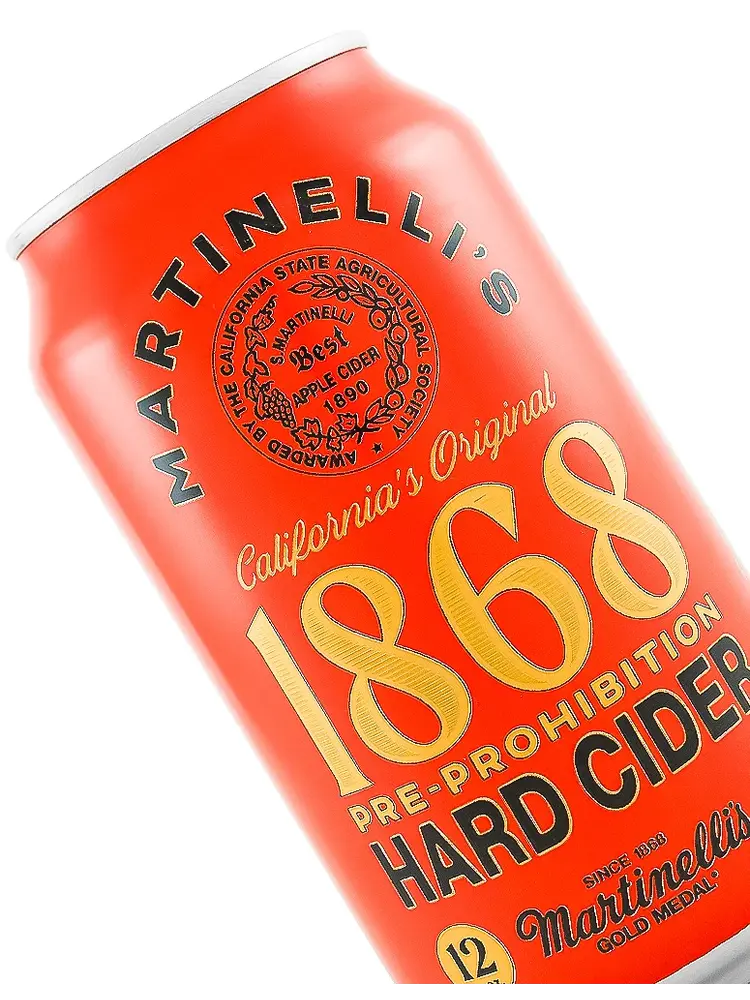 Martinelli's 1868 "Pre-Prohibition" Hard Cider 12oz Can - Chico, CA