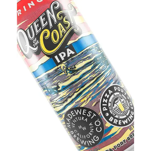 Pizza Port Brewing/Madewest “Queen Of The Coast” IPA 16oz Can - Carlsbad, CA