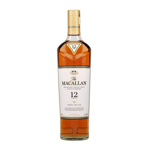 The Macallan "Sherry Oak Collection" Highland Single Malt Scotch Whisky 12 Years Old Sherry Seasoned Oak Casks